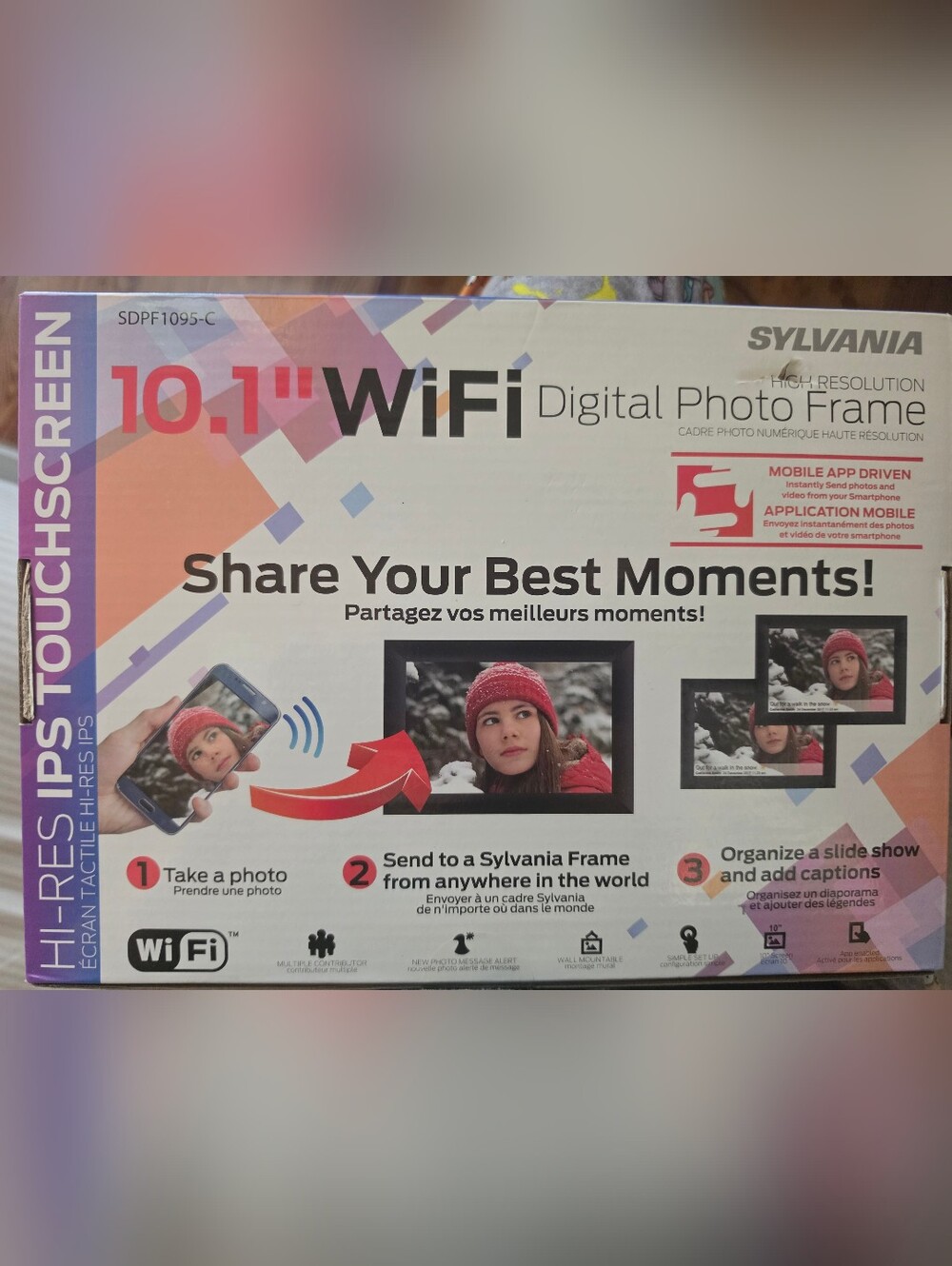 Sylvania 10.1" WiFi Digital Photo Frame